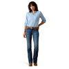 ARIAT VENTTEK BLISSFUL BLUE STRIPE - LADIES SHIRT  - 10071141
