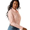 ARIAT TEAM KIRBY TROPICAL PEACH GEO - LADIES SHIRT  - 10073394