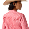 ARIAT VENTEK SUN KISSED CORAL PRINT - LADIES SHIRT  - 10071142