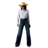 ARIAT VENTEK MULTICOLOR STRIPE PRINT - LADIES SHIRT  - 10071066