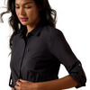 ARIAT VENTEK BLACK - LADIES SHIRT  - 10071146