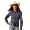 ARIAT TEAM KIRBY NAVY HORSESHOE - KIDS GIRLS SHIRT - 10071513