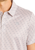 ROCK & ROLL GEO ALLOVER PRINT WHITE - MENS POLO  - BM51T08332