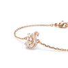 SWAROVSKI SWAN MIXED CUTS ROSE GOLD - ACCESSORIES JEWELRY BRACELET - 5738202