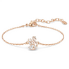 SWAROVSKI SWAN MIXED CUTS ROSE GOLD - ACCESSORIES JEWELRY BRACELET - 5738202