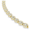 SWAROVSKI UNA  ANGELIC ROUND CUT GOLD - ACCESSORIES JEWELRY NECKLACE - 5751560