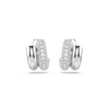 SWAROVSKI DEXTERA WHITE HOOPS - ACCESSORIES JEWELRY EARRINGS - 5747826