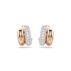 SWAROVSKI DEXTERA WHITE HOOP ROSE GOLD - ACCESSORIES JEWELRY EARRINGS - 5747831