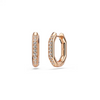 SWAROVSKI DEXTERA HOOP ROSE GOLD - ACCESSORIES JEWELRY EARRINGS - 5747836