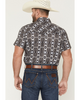ROCK & ROLL AZTEC PRINTED TEK BLACK - MENS SHIRT  - BMN3S08384-01