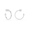SWAROVSKI IDYLLIA HOOP ARROW WHITE - ACCESSORIES JEWELRY EARRINGS - 5741522