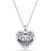SWAROVSKI IDYLLIA PENDANT BLUE HEART - ACCESSORIES JEWELRY NECKLACE - 5680403