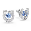 SWAROVSKI SYMBOLICA HORSE SHOE BLUE - ACCESSORIES JEWELRY EARRINGS - 5747543