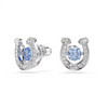SWAROVSKI SYMBOLICA HORSE SHOE BLUE - ACCESSORIES JEWELRY EARRINGS - 5747543