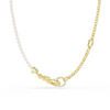 SWAROVSKI IDYLLIA CRYSTAL WHITE & GOLD - ACCESSORIES JEWELRY NECKLACE - 5742961