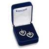 MONTANA SILVERSMITHS HEART OF RADIANCE CRYSTAL - ACCESSORIES JEWELRY EARRINGS - ER6472