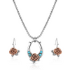 MONTANA SILVERSMITHS RIDE FOR THE ROSES SET - ACCESSORIES JEWELRY NECKLACE - JS6469