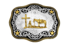 MONTANA SILVERSMITHS FOUR STAR CHRISTIAN COWBOY - ACC BUCKLE  - 57610-731