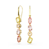 SWAROVSKI GEMA DROP PINK & GOLD - ACCESSORIES JEWELRY EARRINGS - 5737454
