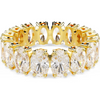 SWAROVSKI MATRIX RING OVAL CUT GOLD TONE - ACCESSORIES JEWELRY RING - 5707190