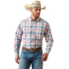 ARIAT PRO SERIES TEDDY WHITE PLAID - MENS SHIRT  - 10071585