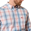 ARIAT PRO SERIES TEDDY WHITE PLAID - MENS SHIRT  - 10071585