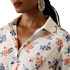 ARIAT HOMESTYLE HORSESHOE PRINT - LADIES SHIRT  - 10071463