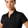 ARIAT BANDERA 1/4 ZIP BLACK - MENS POLO  - 10072447