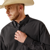 ARIAT PRO TRISTON  BLACK PLAID - MENS SHIRT  - 10071038