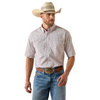 ARIAT PRO SERIES TEX WHITE PLAID - MENS SHIRT  - 10071617