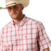 ARIAT PRO SERIES TULLY PEACH PLAID - MENS SHIRT  - 10071573