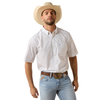 ARIAT TENZIN CLASSIC WHITE MEDALLION - MENS SHIRT  - 10071733