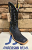 ANDERSON BEAN BOOT BLACK & BLUE SAFARI GIRAFFE - BOOT MENS WESTERN - 361526