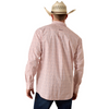 ARIAT PRO THEODEN PEACH PLAID - MENS SHIRT  - 10071584