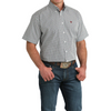 CINCH WHITE GEOMETRIC PRINT - MENS SHIRT  - MTW1111502