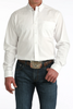 CINCH WHITE SOLID MODERN FIT - MENS SHIRT  - MTW1347152
