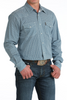 CINCH BLUE MODERN FIT SNAP PRINT - MENS SHIRT  - MTW1303102