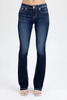 MISS ME ANGEL WINGS MID RISE BOOT CUT - LADIES JEANS  - M5082B226V