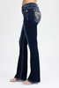 MISS ME ANGEL WINGS MID RISE BOOT CUT - LADIES JEANS  - M5082B226V