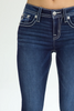 MISS ME ANGEL WINGS MID RISE BOOT CUT - LADIES JEANS  - M5082B226V