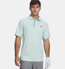 UNDER ARMOUR UA TECH REFRESH MINT - MENS POLO  - 1290140-703
