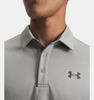 UNDER ARMOUR UA TECH TITANIUM/PITCH GRAY - MENS POLO  - 1290140-069