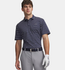 UNDER ARMOUR MATCHPLAY STRIPE MIDNIGHT NAVY - MENS POLO  - 6010980-410
