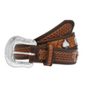 TONY LAMA HIGH ROLLER WESTERN TAN - ACCESSORIES BELT MEN - C42875