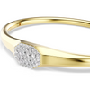 SWAROVSKI DEXTERA BANGLE ROUND CUT GOLD - ACCESSORIES JEWELRY BRACELET - 5724597