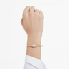SWAROVSKI DEXTERA BANGLE ROUND CUT GOLD - ACCESSORIES JEWELRY BRACELET - 5724597