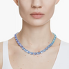 SWAROVSKI MILLENIA OCTAGON BLUE RHODIUM - ACCESSORIES JEWELRY NECKLACE - 5694136