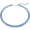 SWAROVSKI MILLENIA OCTAGON BLUE RHODIUM - ACCESSORIES JEWELRY NECKLACE - 5694136