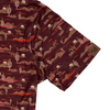 LAZY J RANCH WEAR CACTUS MAROON PRINT - MENS POLO  - LJ-2561-MAROON