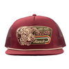 LAZY J RANCH WEAR MAROON REDFORD CLASSIC ROPE - HATS CAP  - MAROON4-REDFORD